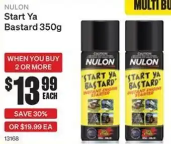 SuperCheap Auto NULON Start Ya Bastard 350g offer