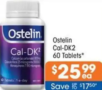 Good Price Pharmacy Ostelin Cal-DK2 60 Tablets offer