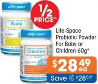 Good Price Pharmacy Life-Space Probiotic Powder For Baby or Children 60g offer