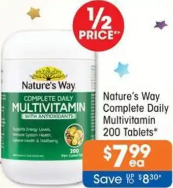 Good Price Pharmacy Nature's Way Complete Daily Multivitamin 200 Tablets offer