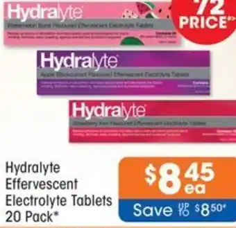 Hydralyte Effervescent Electrolyte Tablets