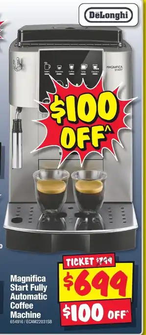 JB Hi-Fi Magnifica Start Fully Automatic Coffee Machine offer