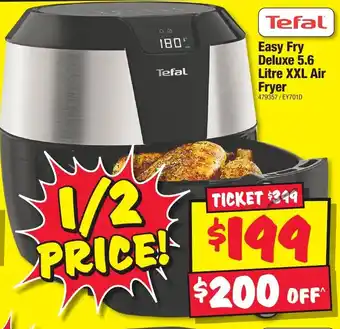 JB Hi-Fi Easy Fry Deluxe 5.6 Litre XXL Air Fryer offer