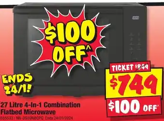 JB Hi-Fi 27 Litre 4-In-1 Combination Flatbed Microwave offer