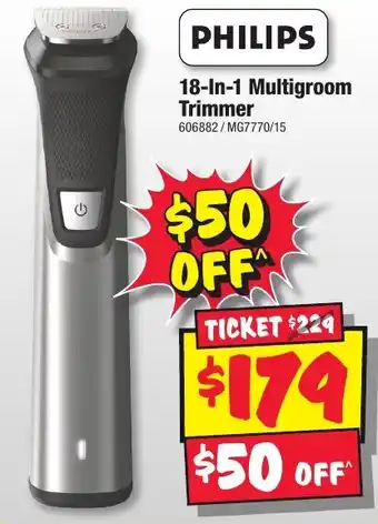 JB Hi-Fi 18-In-1 Multigroom Trimmer offer