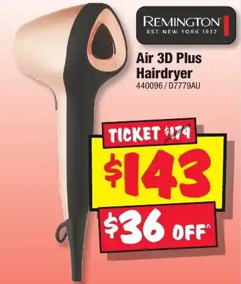 JB Hi-Fi Air 3D Plus Hairdryer offer
