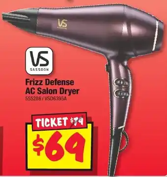 JB Hi-Fi Frizz Defense AC Salon Dryer offer