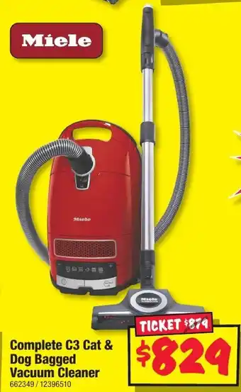 JB Hi-Fi Complete C3 Cat & Dog Bagged Vacuum Cleaner offer