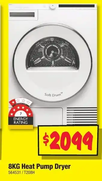 JB Hi-Fi 8KG Heat Pump Dryer offer