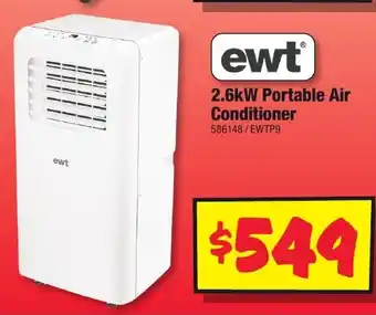 2.6kW Portable Air Conditioner
