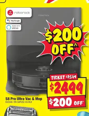 JB Hi-Fi S8 Pro Ultra Vac & Mop offer
