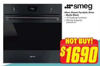 The Good Guys 60cm Classic Pyrolytic Oven offer