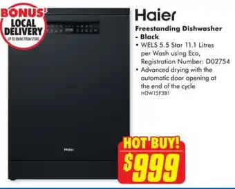 The Good Guys Freestanding Dishwasher offer