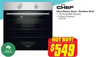 The Good Guys 60cm Electric Oven - Stainless Steel offer