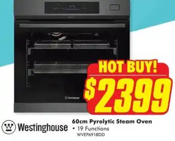 The Good Guys 60cm Pyrolytic Steam Oven offer