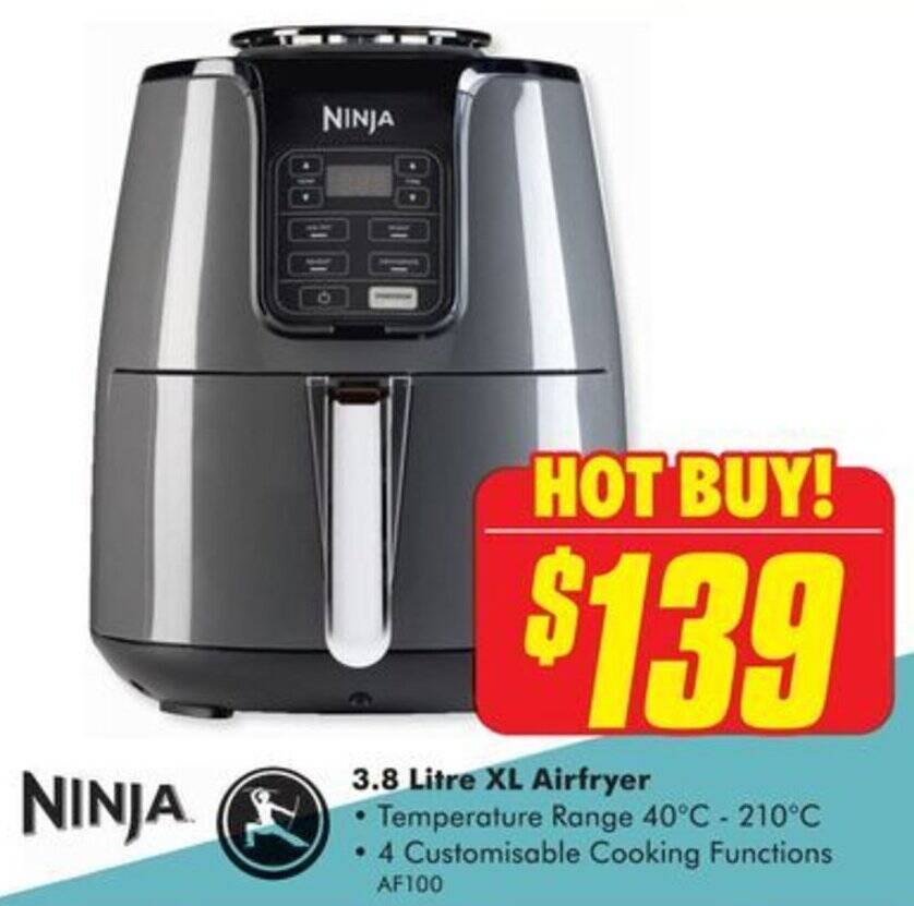 3.8 Litre XL Airfryer offer at The Good Guys