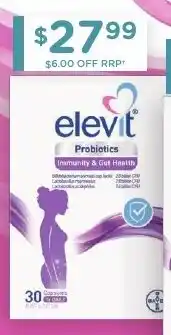 Chemist Warehouse Elevit Probiotics 30 Capsules offer