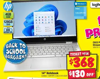 JB Hi-Fi 14" Notebook offer