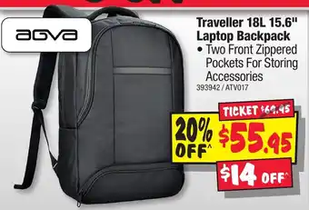 JB Hi-Fi Traveller 18L 15.6" Laptop Backpack offer