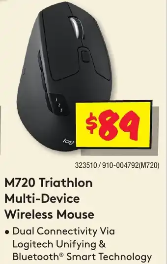 M720 Triathlon Multi-Device Wireless Mouse