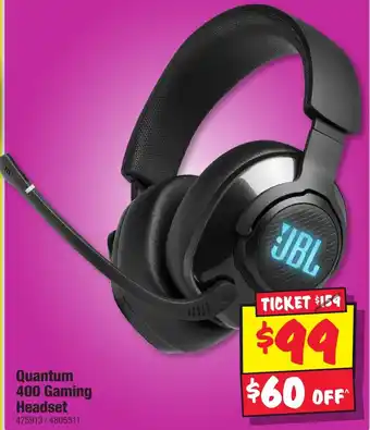 JB Hi-Fi Quantum 400 Gaming Headset offer