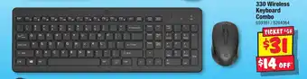 JB Hi-Fi 330 Wireless Keyboard Combo offer
