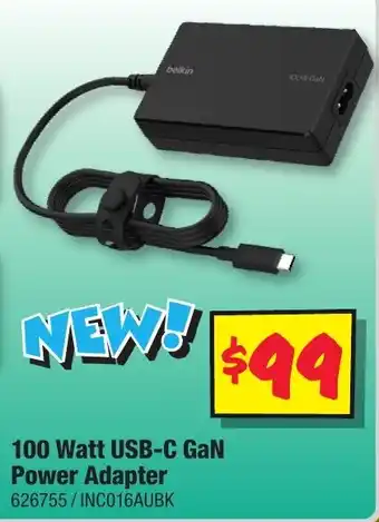 JB Hi-Fi 100 Watt USB-C GaN Power Adapter offer