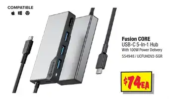 Fusion CORE USB-C 5-In-1 Hub