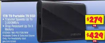 JB Hi-Fi 1TB T9 Portable T9 SSD ITB offer