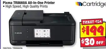 JB Hi-Fi Pixma TR8660A All-In-One Printer offer
