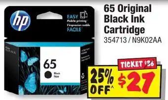 65 Original Black Ink Cartridge