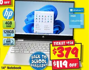 JB Hi-Fi 14" Notebook offer