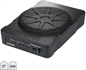 Autopro Kicker 10” hideaway subwoofer with built in amplifier offer