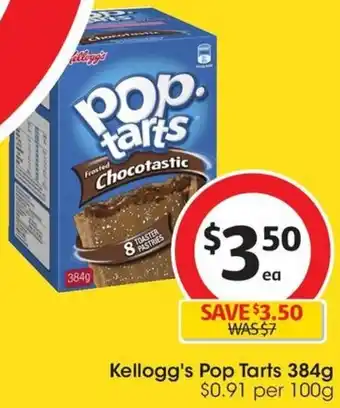 Coles Kellogg's Pop Tarts 384g offer