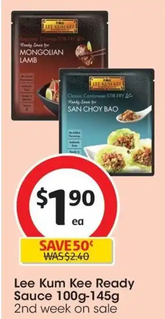 Coles Lee Kum Kee Ready Sauce 100g-145g offer