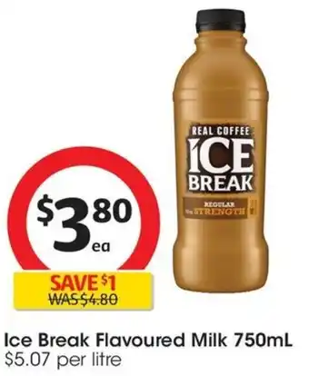 Coles Ice Break Flavoured Milk 750mL offer