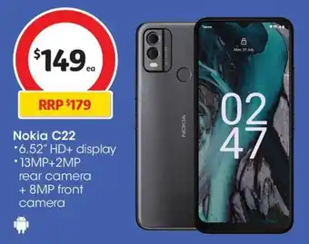 Coles Nokia C22 offer
