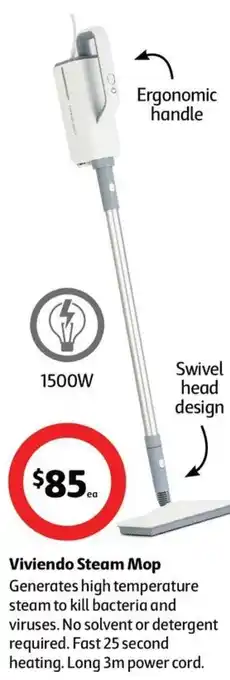 Coles Viviendo Steam Mop offer