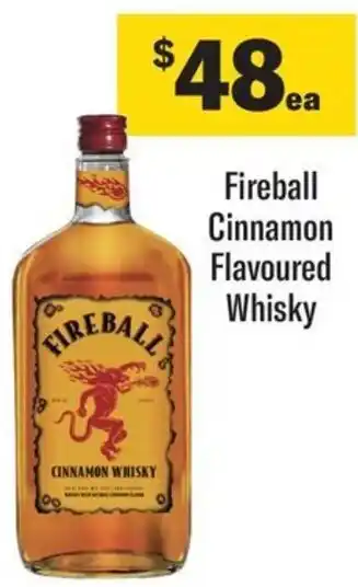 Coles Fireball Cinnamon Flavoured Whisky offer