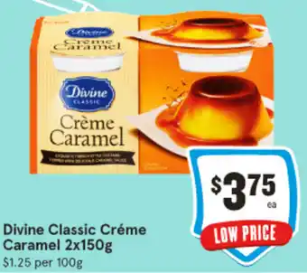 IGA Divine Classic Créme Caramel 2x150g offer
