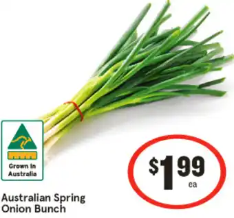 IGA Australian Spring Onion Bunch offer