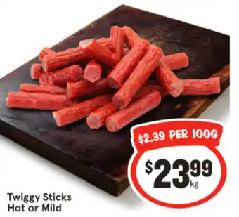 IGA Twiggy Sticks Hot or Mild offer