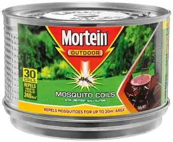IGA Mortein outdoor mosquito coils 30 pack offer