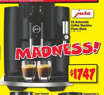 JB Hi-Fi E8 Automatic Coffee Machine Piano Black offer