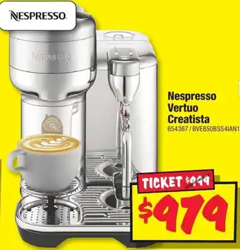 Nespresso Vertuo Creatista