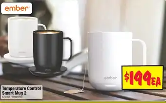 JB Hi-Fi Temperature Control Smart Mug 2 offer