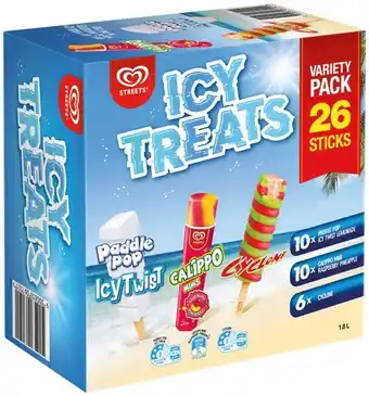 IGA Streets icy treats 26 pack offer