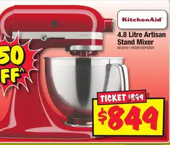 JB Hi-Fi 4.8 Litre Artisan Stand Mixer offer