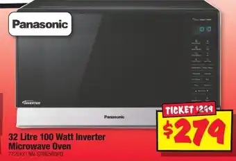 JB Hi-Fi 32 Litre 100 Watt Inverter Microwave Oven offer