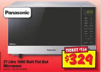 JB Hi-Fi 27 Litre 1000 Watt Flat Bed Microwave offer